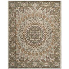 HERITAGE, BLUE / GREY, 7'-6" X 9'-6", Area Rug