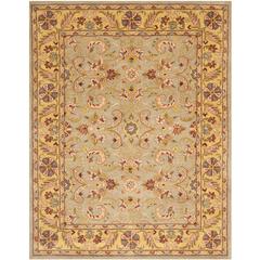 HERITAGE, GREY / GOLD, 7'-6" X 9'-6", Area Rug