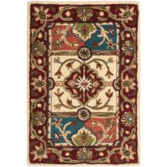 HERITAGE, MULTI / RED, 2' X 3', Area Rug, HG925A-2