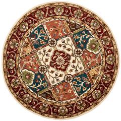 HERITAGE, MULTI / RED, 6' X 6' Round, Area Rug, HG925A-6R