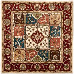 HERITAGE, MULTI / RED, 6' X 6' Square, Area Rug, HG925A-6SQ