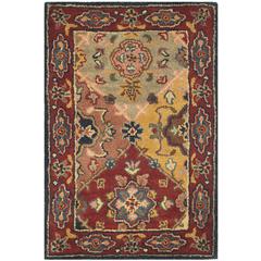 HERITAGE, RED / MULTI, 2' X 3', Area Rug