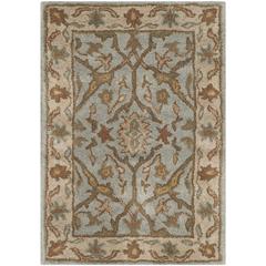 HERITAGE, LIGHT BLUE / IVORY, 2' X 3', Area Rug, HG937A-2