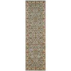 HERITAGE, LIGHT BLUE / IVORY, 2'-3" X 8', Area Rug, HG937A-28