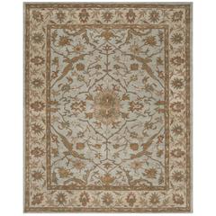 HERITAGE, LIGHT BLUE / IVORY, 8' X 10', Area Rug
