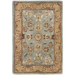 HERITAGE, BLUE / GOLD, 2' X 3', Area Rug