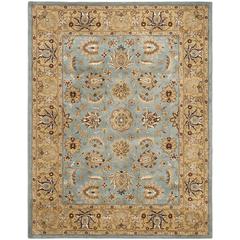 HERITAGE, BLUE / GOLD, 7'-6" X 9'-6", Area Rug
