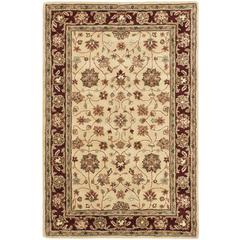 HERITAGE, IVORY / RED, 4' X 6', Area Rug
