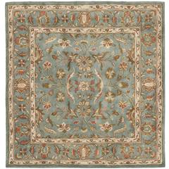 HERITAGE, BLUE / BLUE, 6' X 6' Square, Area Rug