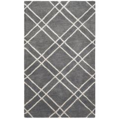 HIMALAYA, DARK GREY / IVORY, 3' X 5', Area Rug, HIM901F-3
