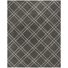 HIMALAYA, DARK GREY / IVORY, 8' X 10', Area Rug, HIM901F-8