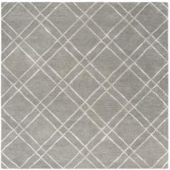 HIMALAYA, GREY / SILVER, 6' X 6' Square, Area Rug