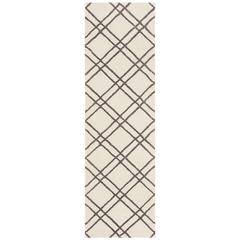 HIMALAYA, IVORY / DARK GREY, 2'-3" X 8', Area Rug