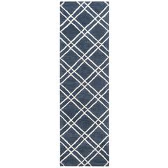 HIMALAYA, NAVY / SILVER, 2'-3" X 8', Area Rug, HIM901N-28