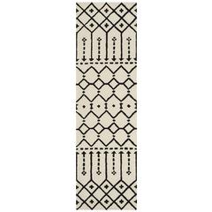 HIMALAYA, IVORY / BLACK, 2'-3" X 8', Area Rug