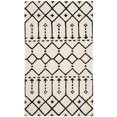 HIMALAYA, IVORY / BLACK, 3' X 5', Area Rug