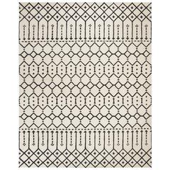 HIMALAYA, IVORY / BLACK, 8' X 10', Area Rug