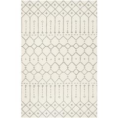 HIMALAYA, IVORY / GREY, 5' X 8', Area Rug