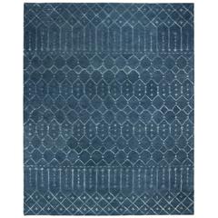 HIMALAYA, NAVY / SILVER, 8' X 10', Area Rug, HIM903N-8