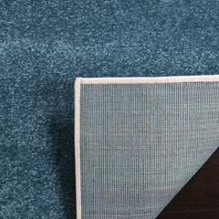 HOLLYWOOD, PEACOCK BLUE / FUCHSIA, 5'-3" X 7'-6", Area Rug