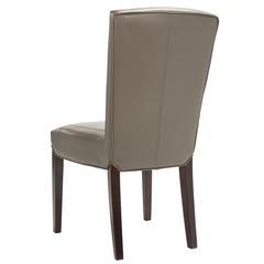 KEN 19''H LEATHER SIDE CHAIR (SET OF 2), HUD8200B-SET2