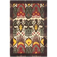 IKAT, CREME / BROWN, 4' X 6', Area Rug