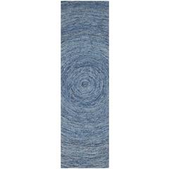 IKAT, DARK BLUE / MULTI, 2'-3" X 8', Area Rug