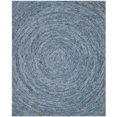 IKAT, DARK BLUE / MULTI, 8' X 10', Area Rug