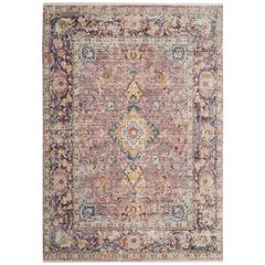ILLUSION, LIGHT PURPLE / PURPLE, 4' X 6', Area Rug