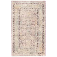 ILLUSION, ROSE / LIGHT GREY, 3' X 5', Area Rug