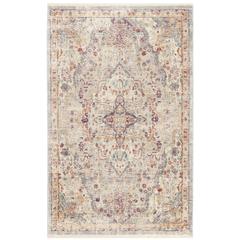 ILLUSION, LILAC / LIGHT GREY, 3' X 5', Area Rug