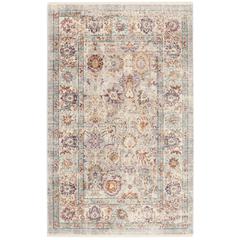 ILLUSION, LIGHT GREY / CREAM, 3' X 5', Area Rug, ILL710L-3