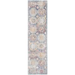 ILLUSION, BLUE / BEIGE, 2'-3" X 8', Area Rug
