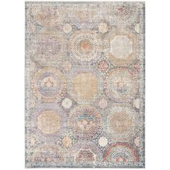 ILLUSION, BLUE / BEIGE, 4' X 6', Area Rug