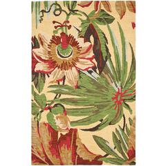 JARDIN, IVORY / MULTI, 5' X 8', Area Rug, JAR325A-5