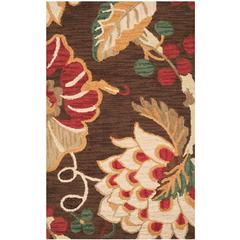 JARDIN, BROWN / MULTI, 3' X 5', Area Rug