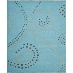 JARDIN, BLUE / GREY, 8' X 10', Area Rug