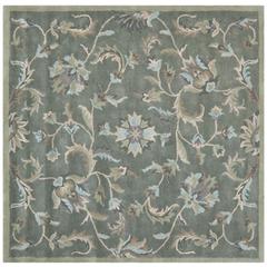 JARDIN, GREY / MULTI, 6' X 6' Square, Area Rug