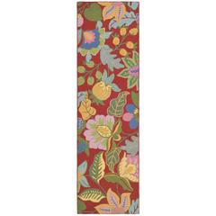 JARDIN, RED / MULTI, 2'-3" X 8', Area Rug