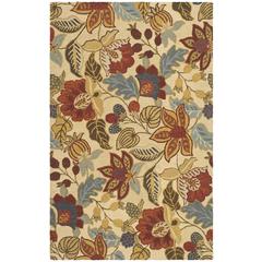 JARDIN, BEIGE / MULTI, 5' X 8', Area Rug, JAR952A-5