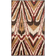 KASHMIR, CAMEL / MULTI, 5' X 8', Area Rug