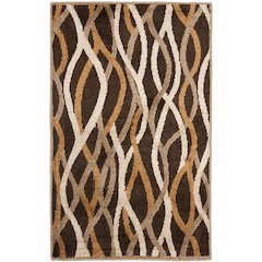 KASHMIR, BROWN / MULTI, 5' X 8', Area Rug