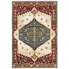KASHAN, BLUE / RED, 3'-3" X 4'-10", Area Rug, KSN300A-3