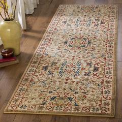 KASHAN, IVORY / IVORY, 2'-6" X 8', Area Rug