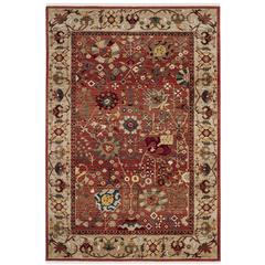KASHAN, RED / BEIGE, 2'-6" X 8', Area Rug, KSN303L-28