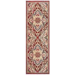 KASHAN, RED / BEIGE, 2'-6" X 8', Area Rug, KSN304D-28