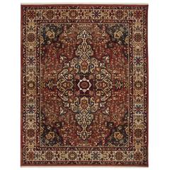KASHAN, RED / IVORY, 8' X 10', Area Rug, KSN305L-8