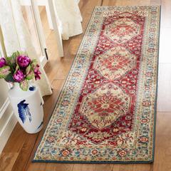 KASHAN, BLUE / RED, 2'-6" X 8', Area Rug, KSN306M-28