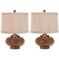ALEXIS 19-INCH H GOLD BEAD LAMP