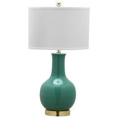 EMERALD 27.5-INCH H CERAMIC PARIS LAMP